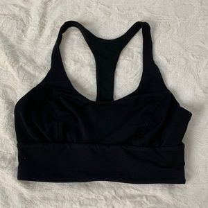 Black lululemon sports bra. Size 6